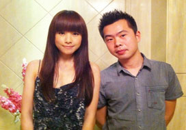 广州奇亿与明星合影